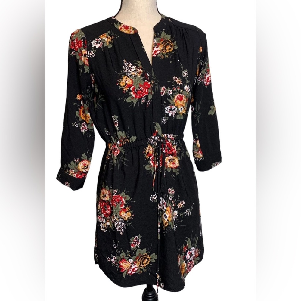 5 for $20 Deal- Loft Floral Drawstring Dress - Size Small Petite